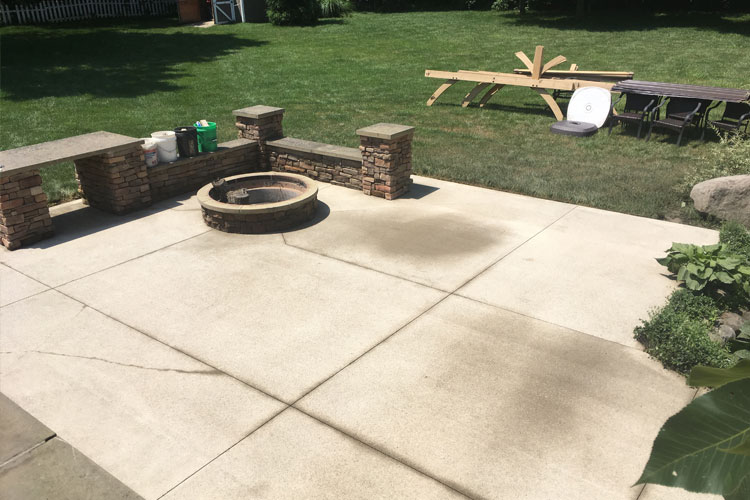 Concrete Cleaning After