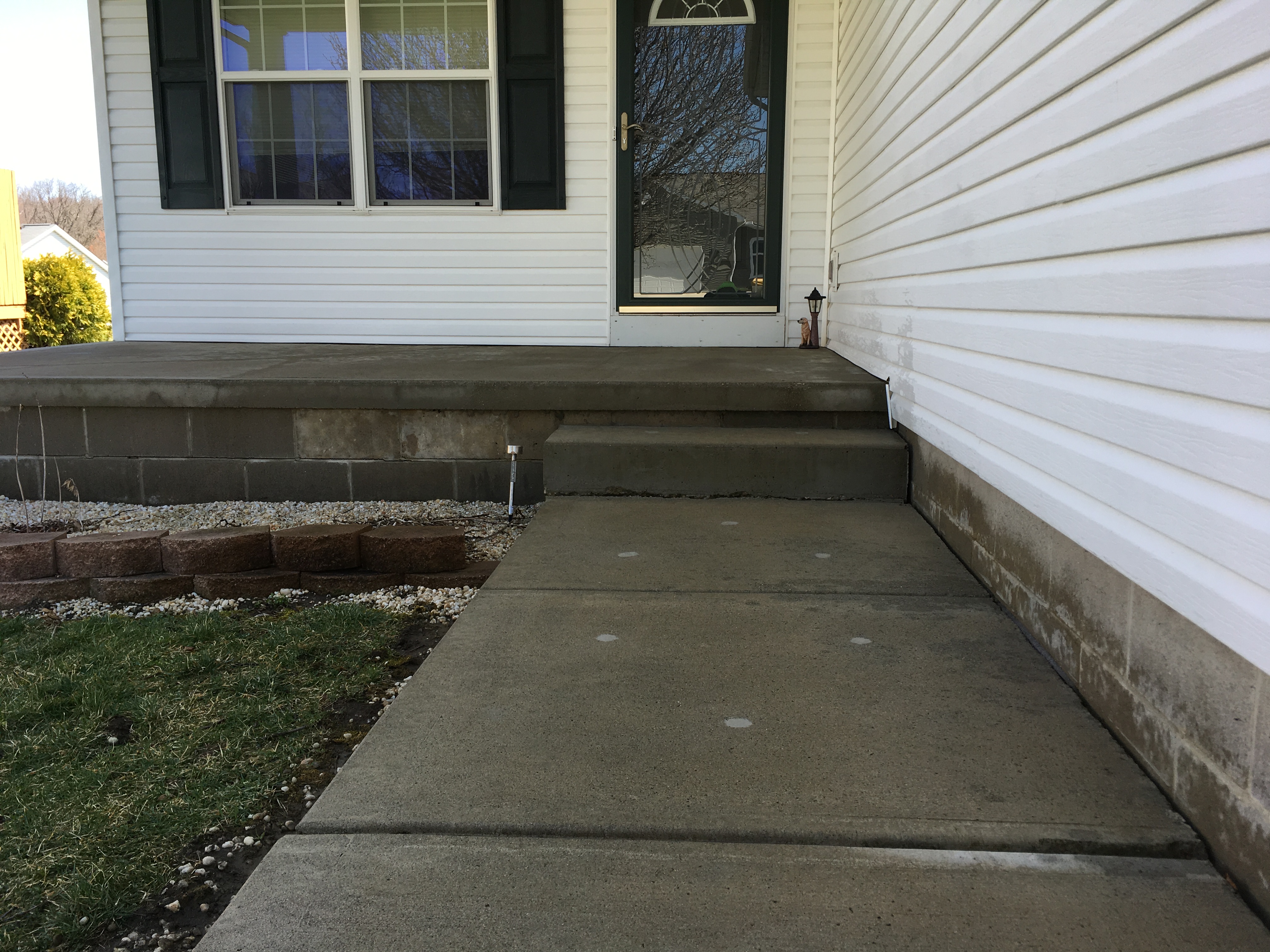 concrete -sidewalk-leveled
