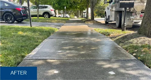 After Concrete Leveling